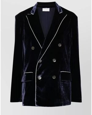 Pierre Louis Mascia Silk Blazer - Black