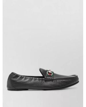 Gucci Leather Loafers - Multicolour