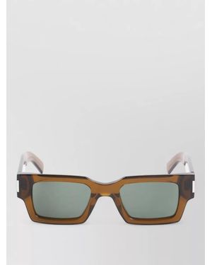 Saint Laurent Ysl Sl 572 Rectangular Nylon Sunglasses - Multicolour