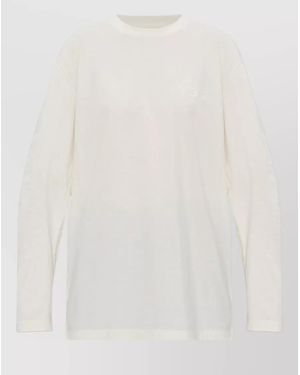 Y-3 Cotton Long-Sleeve T-Shirt - White