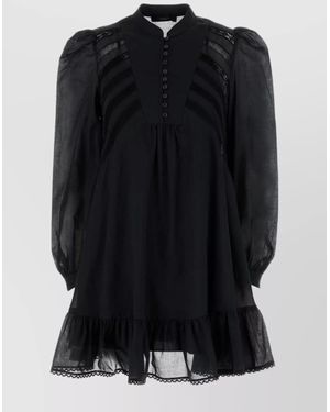 Weekend by Maxmara Cotton Mini Dress - Black