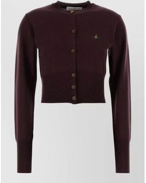 Vivienne Westwood Wool Cropped Cardigan - Red