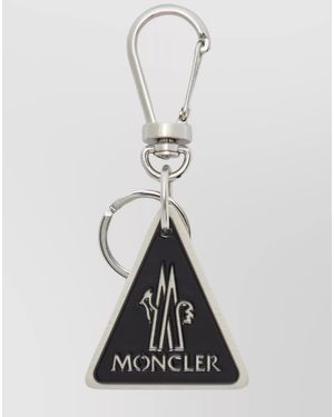 Moncler Metal Keyring - White