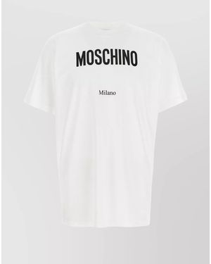 Moschino Cotton Logo T-Shirt - White