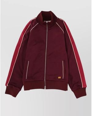 Wales Bonner Striped-Panel Zip-Up Track Top - Red