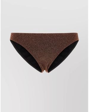 Eres Shimmering Low-Rise Bikini Bottom - Brown