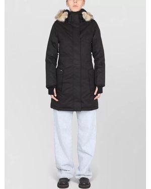 Nobis Abby Parka Long Hood Fur Trim Pockets - Multicolour