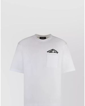 DSquared² Cotton Ribbed Crew-Neck T-Shirt - Grey
