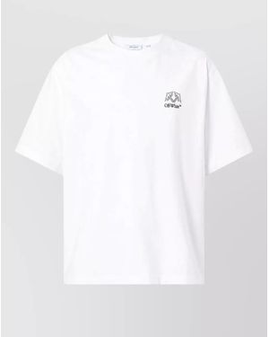 Off-White c/o Virgil Abloh Cotton Relaxed-Fit Short-Sleeve T-Shirt - White