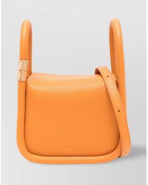 Boyy Pebble Leather Tote Bag - Orange