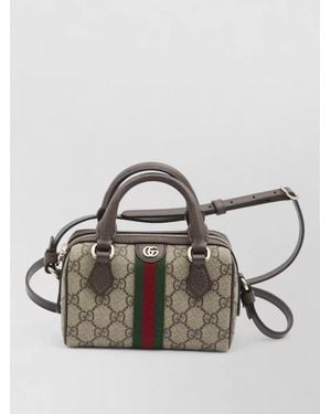 Gucci Ophidia Mini Boston Crossbody Bag - Metallic