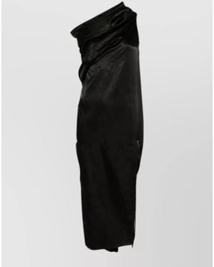 Rick Owens Athena Arrowhead Maxi Dress - Black