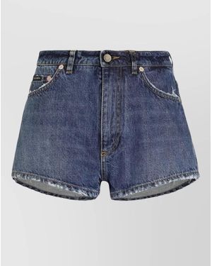 Dolce & Gabbana Denim Short Shorts - Blue