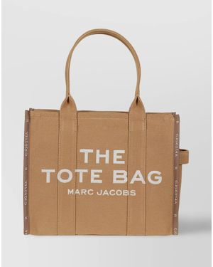 Marc Jacobs The Tote Bag The Large Tote Bag Jacquard Canvas Crossbody Bag - Natural