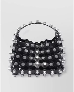 Alexander Wang Handle Structure Studded Tote Bag - Multicolour