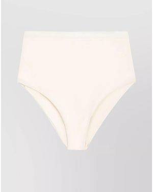 Jil Sander Logo Bikini Briefs - White