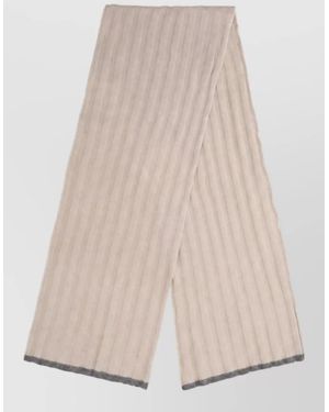 Brunello Cucinelli Cashmere Scarf - Natural