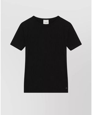 Calvin Klein Ribbed T-Shirt - Black