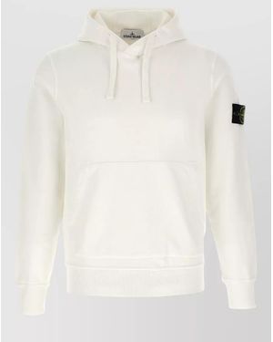 Stone Island 6100062 Hoodie Front Pocket - Natural