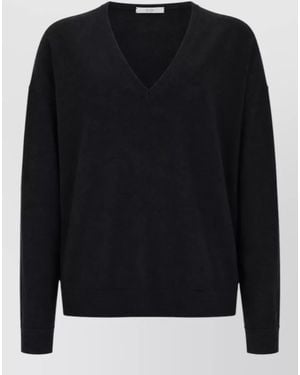 Co. Cashmere V-Neck Sweater - Black