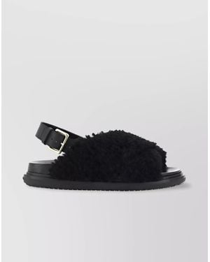Marni Leather Sandals - Black