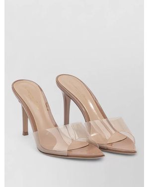 Gianvito Rossi Elle 85 Mm Mules - Natural