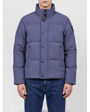 Canada Goose Down Hooded Puffer Parka - Blue