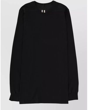 Rick Owens Cotton Long-Sleeve T-Shirt - Black