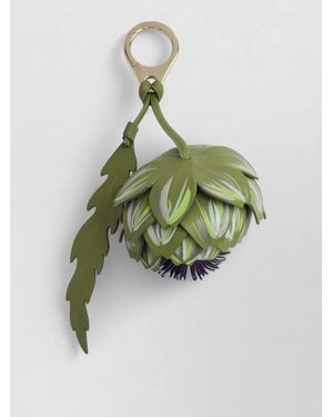 Christian Louboutin Artistic Floral Bag Accessory Hardware Strap - Green