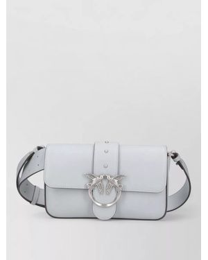Pinko Shoulder Bag Adjustable Strap Decorative Buckle Hardware - Metallic