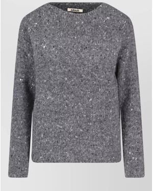 AURALEE Wool Crewneck Sweatshirt - Gray