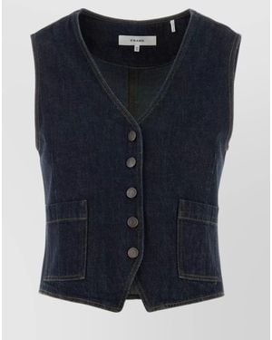 FRAME Denim Vest - Blue