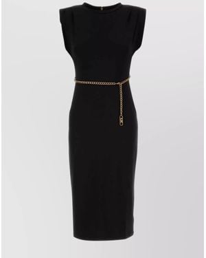 Michael Kors Jersey Midi Dress - Black