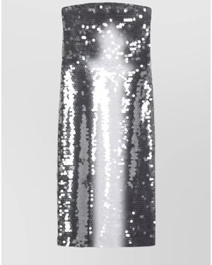 Sportmax Gradient Sequin Midi Dress - Multicolour