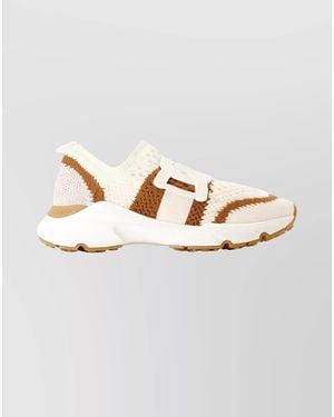Tod's Canvas Slip-On Trainers - Metallic