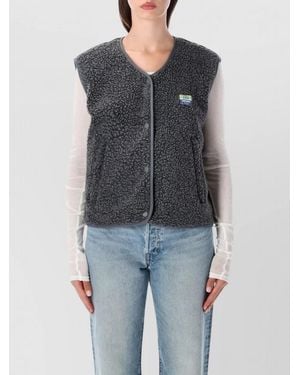 American Vintage Pile Gilet - Blue