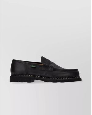 Paraboot Leather Loafers - Black