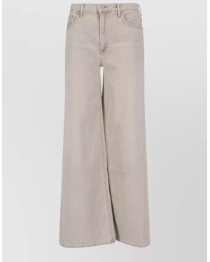 Mother Denim High-Rise Wide-Leg Jeans - Multicolour