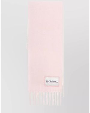 Sportmax Alpaca Wool Scarf - Pink