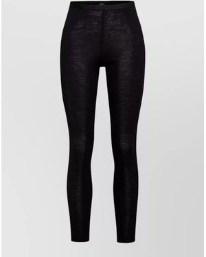 CALIDA Leggings Elastic Waistband Sheer Fabric Stretch - Black