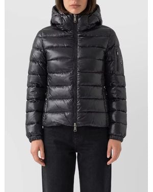 Herno Down Hooded Short Puffer Jacket - Black