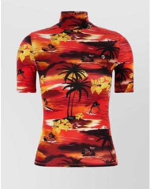 Coperni Printed T-Shirt - Red