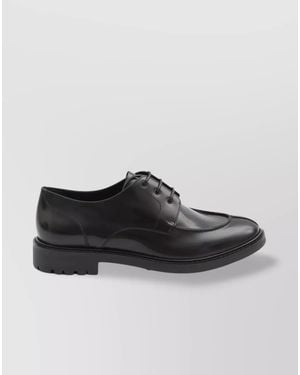 Saint Laurent Leather Lino Derby Shoes - Multicolour