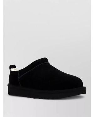 UGG Micro Boot Slippers Round Toe - Black