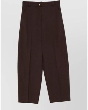 Pinko Balbino High Waist Diagonal Tailored Pants - Multicolor