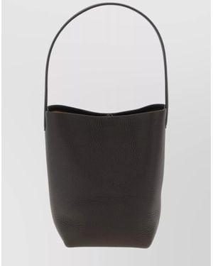 The Row Small Structured Shoulder Bag With Single Handle - White