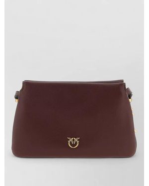 Pinko Triplet Mini Shoulder Bag Adjustable Strap - Purple