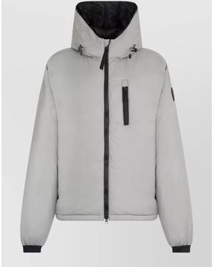 Canada Goose Hooded Waterproof Jacket Lightweight Urban Style - Grey