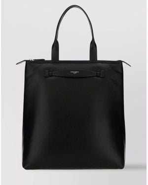 Dolce & Gabbana Structured Tote Bag Top Handles - Black