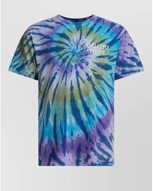 GALLERY DEPT. Miami Crew Neck Graphic Print T Shirt - Blue